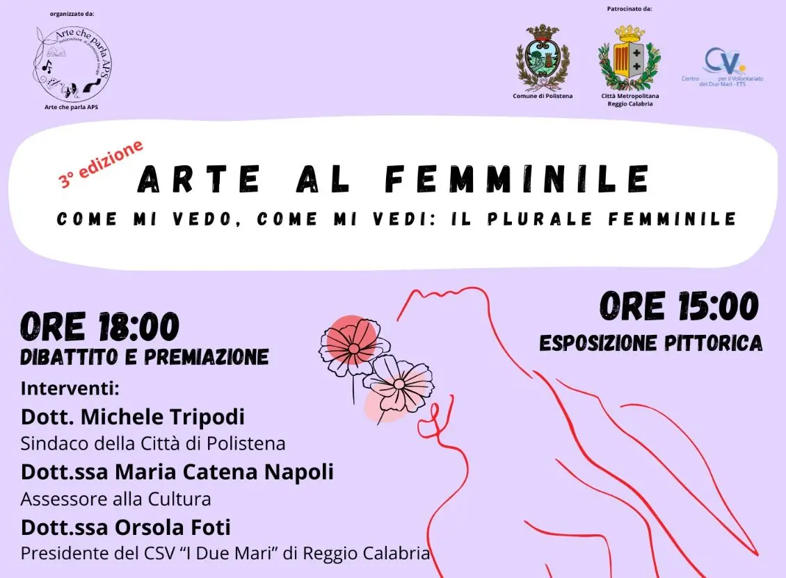 Polistena, l'evento \"Arte al femminile\" per l'8 marzo