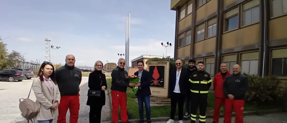 Gioia Tauro, Fratelli d'Italia in visita presso la caserma dei Vigili del Fuoco