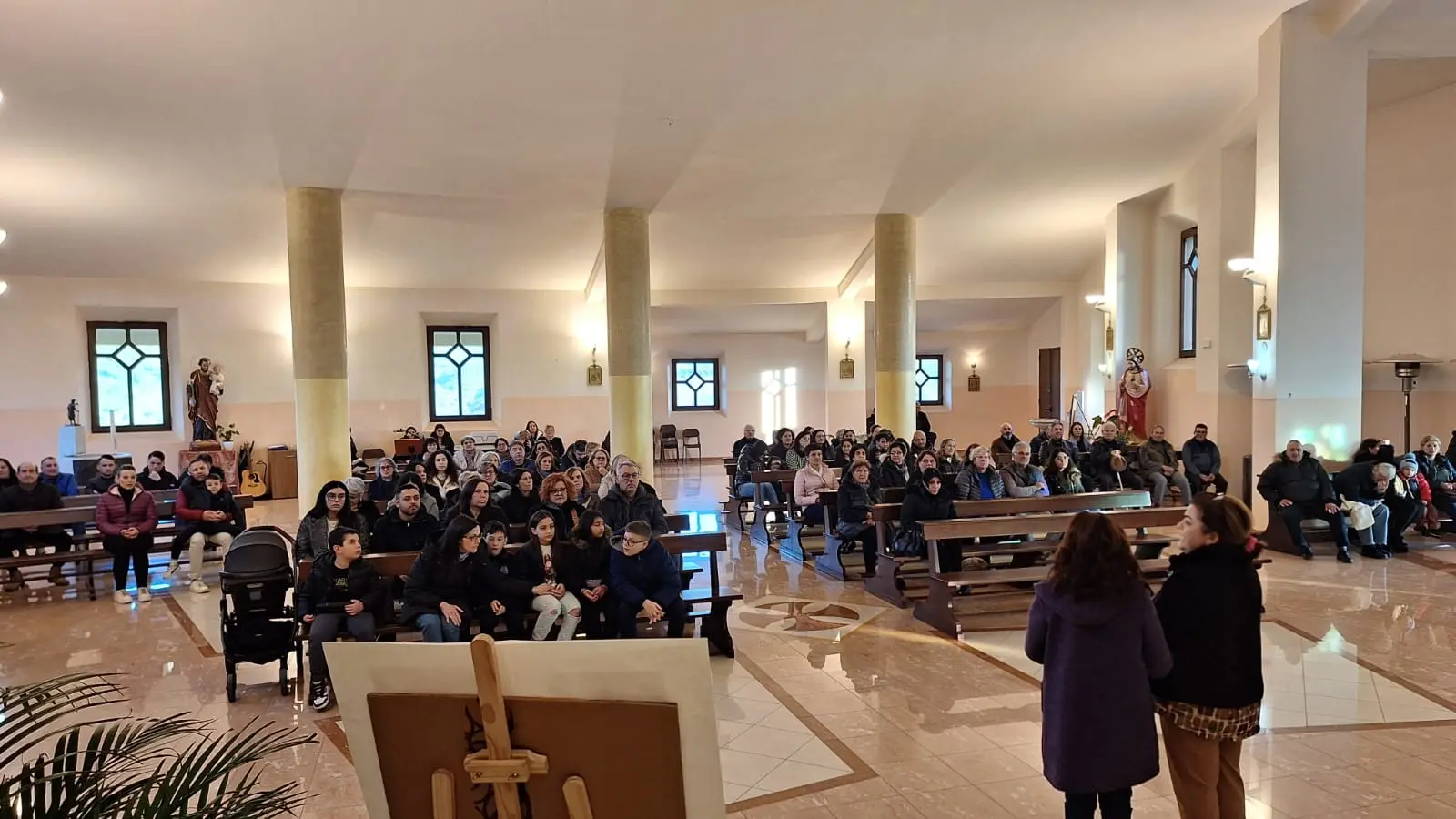 La comunità di Masella in preghiera per Papa Francesco