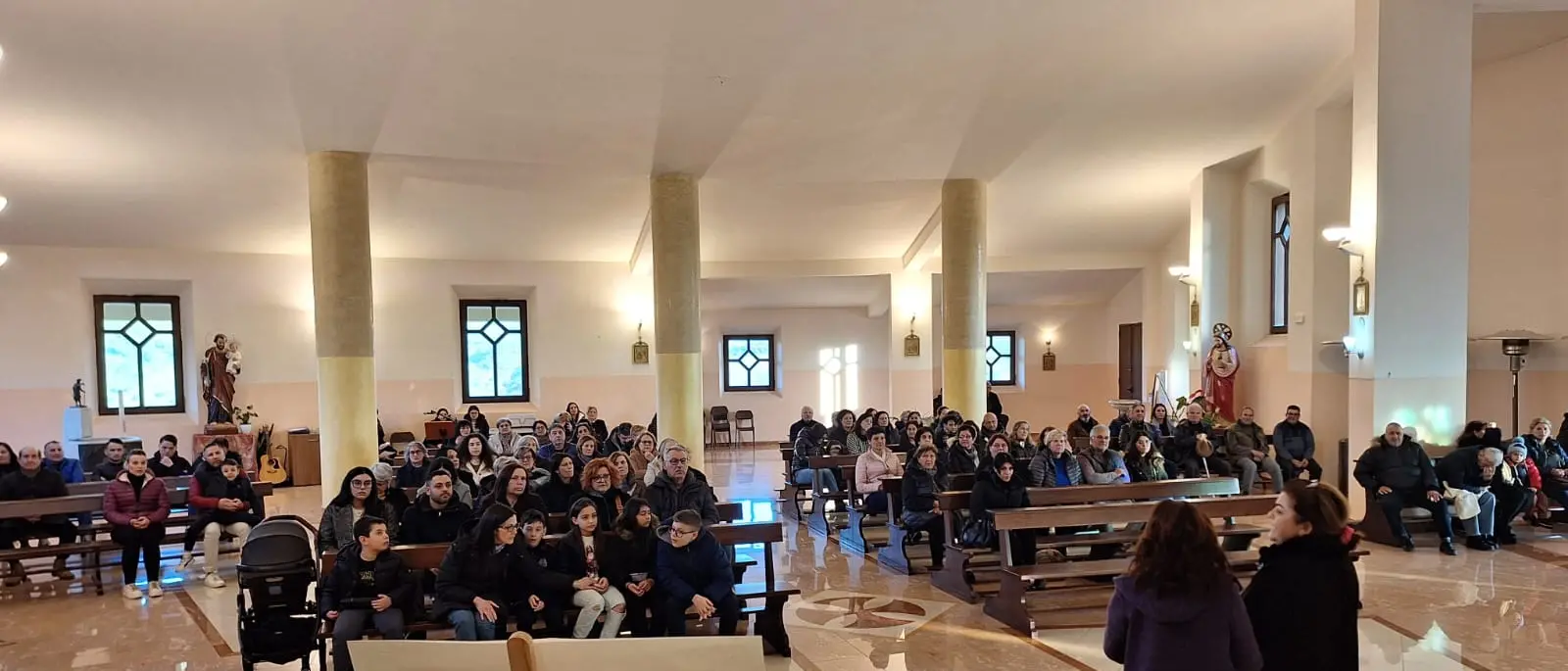 La comunità di Masella in preghiera per Papa Francesco