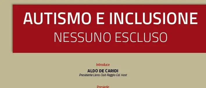 Reggio, il 7 marzo il convegno dal tema \"Autismo e inclusione\"