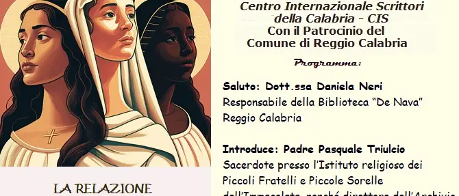 Reggio, il Cis della Calabria promuove la conferenza “La relazione tra donna e Chiesa nel corso della storia”