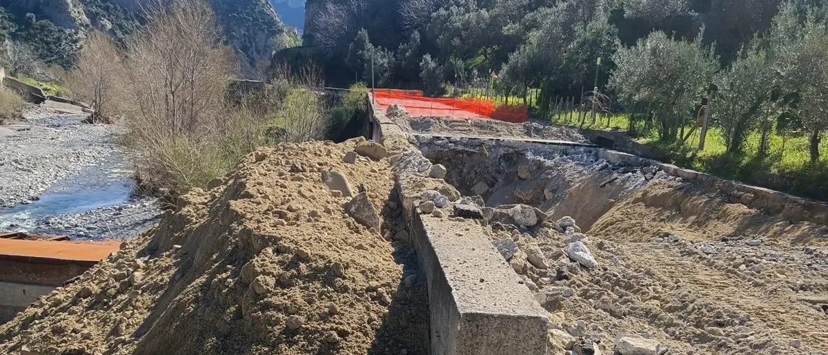 Bivongi: dopo il crollo, partita la macchina amministrativa per il ripristino della provinciale