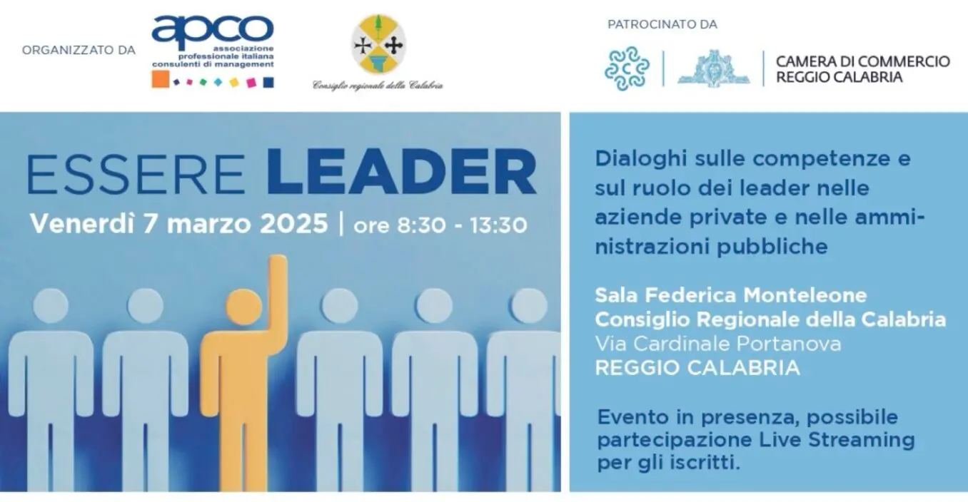 Reggio, a Palazzo Campanella l'iniziativa sulle competenze dei leader nelle aziende e nella Pubblica Amministrazione