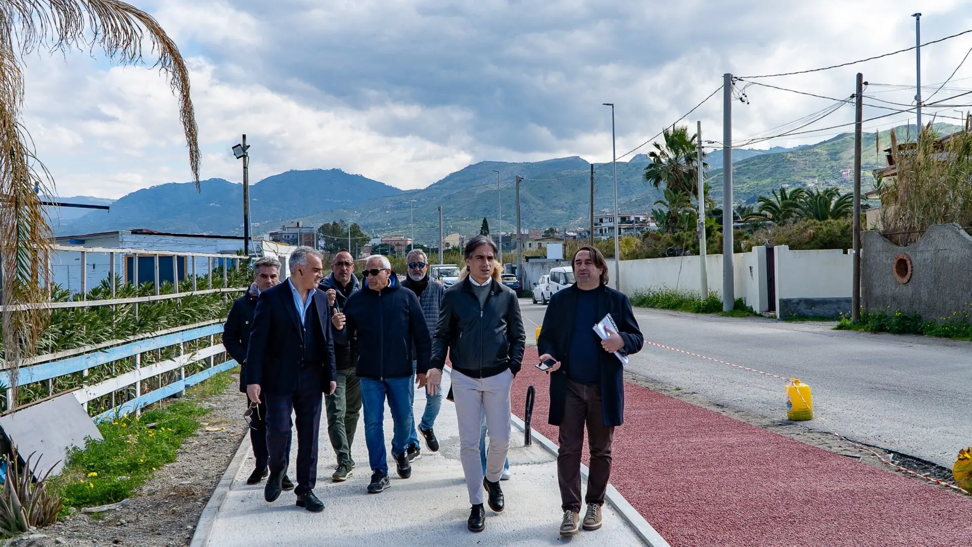 Proseguono i lavori per il completamento del Parco del Vento a Pellaro