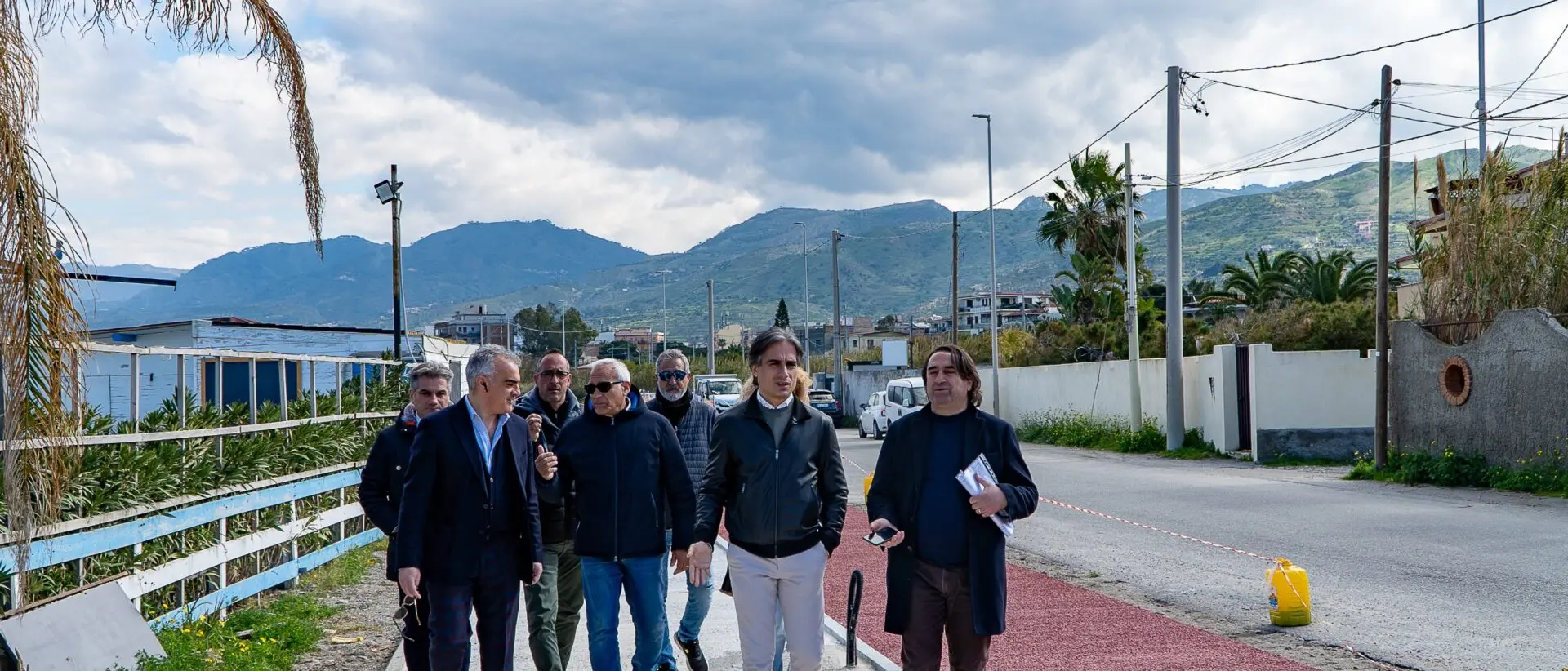 Proseguono i lavori per il completamento del Parco del Vento a Pellaro
