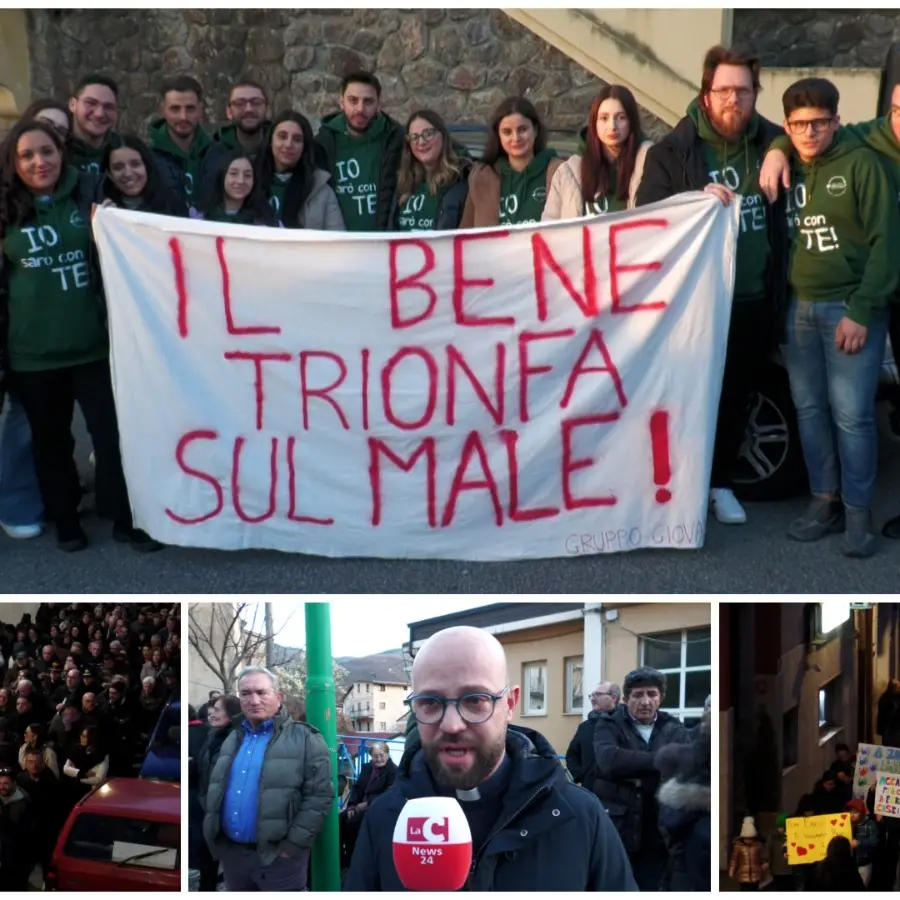 Santo Stefano si accende di speranza: la comunità in marcia per Don Vincenzo Attisano