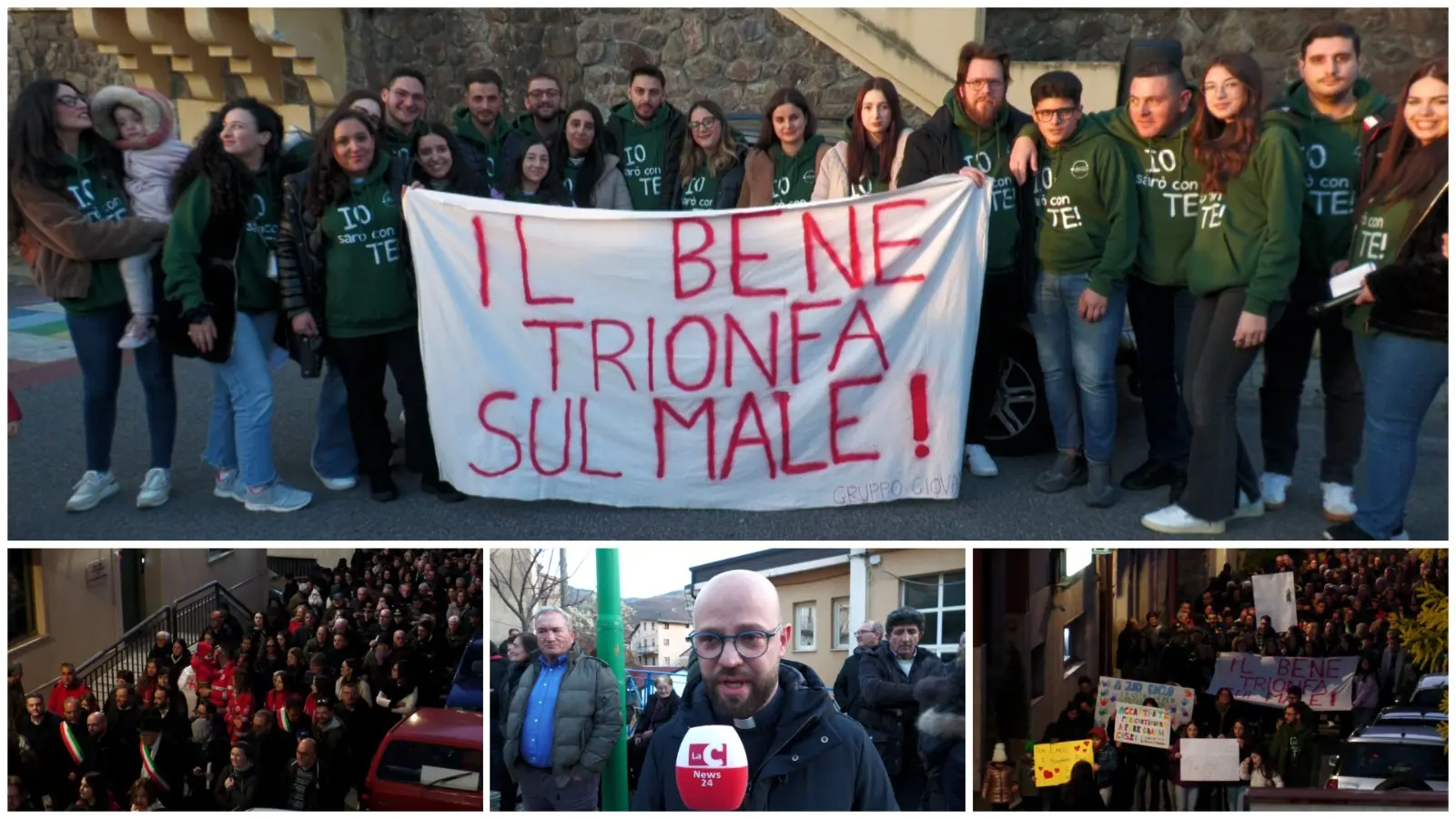 Santo Stefano si accende di speranza: la comunità in marcia per Don Vincenzo Attisano