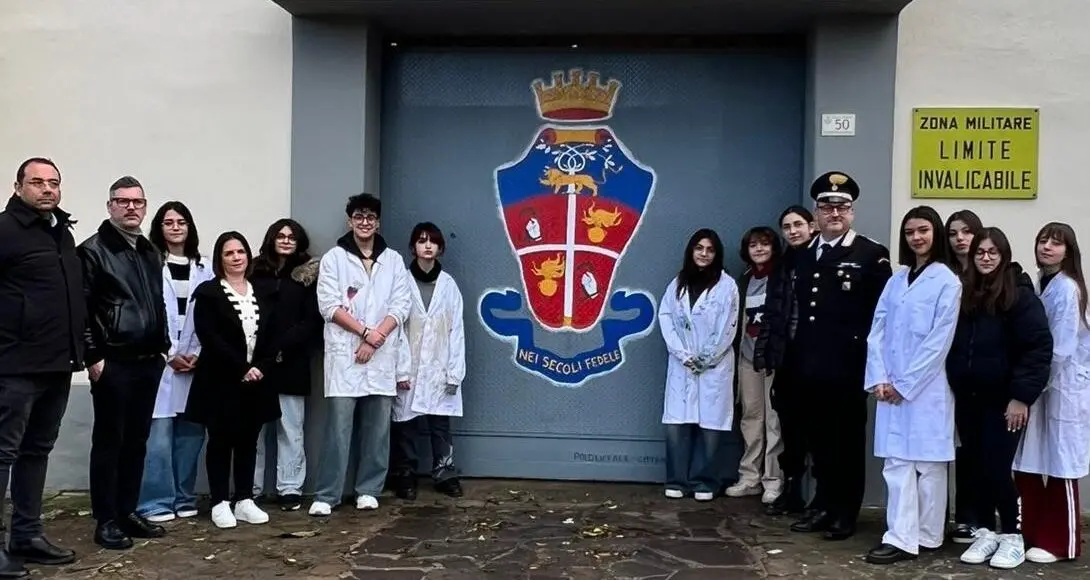 Taurianova: un omaggio artistico per i Carabinieri da parte dei ragazzi del Polo liceale Guerrisi - Gerace