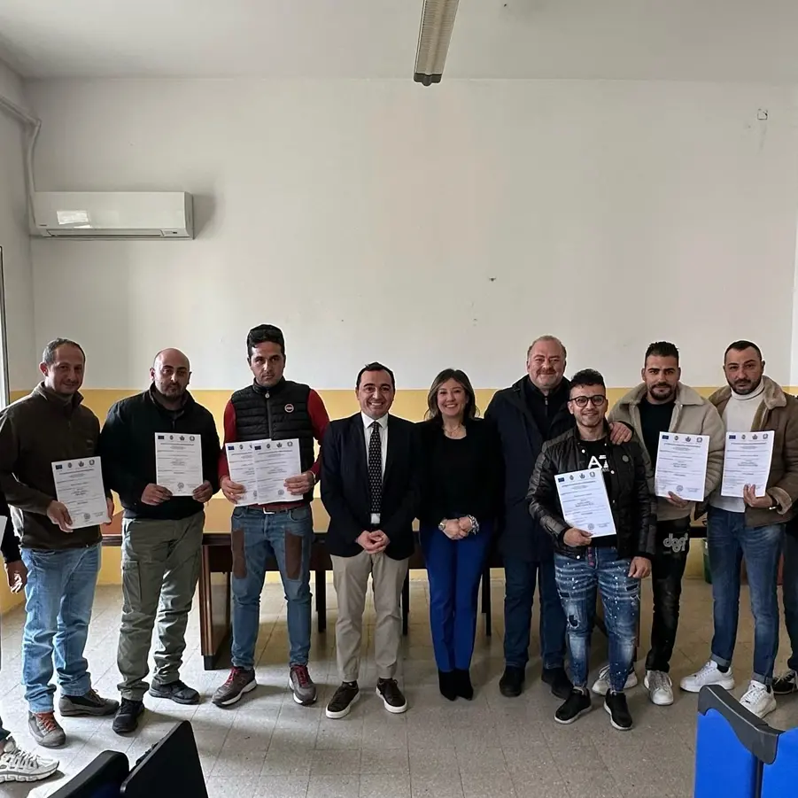 Siderno, la Città Metropolitana consegna gli attestati del corso Idraulico forestale