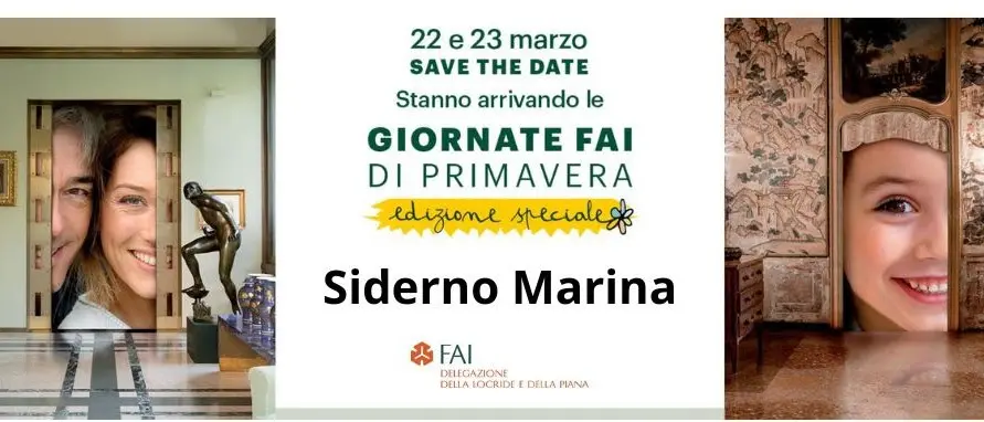Giornate Fai di Primavera, il 22 e 23 marzo a Siderno Marina