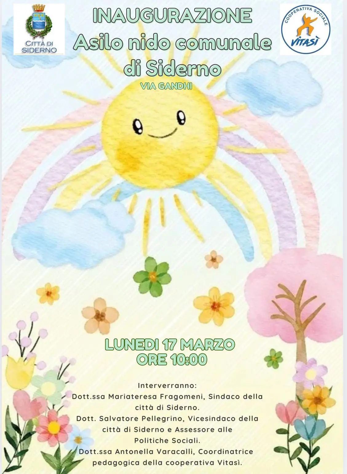 Siderno, lunedì verrà inaugurato l’asilo nido comunale di via Gandhi