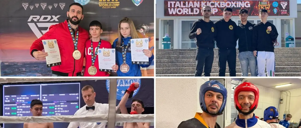 Gioia Tauro brilla nelle arti marziali. Due scuole di combattimento si distinguono all'Italian Kickboxing World Cup