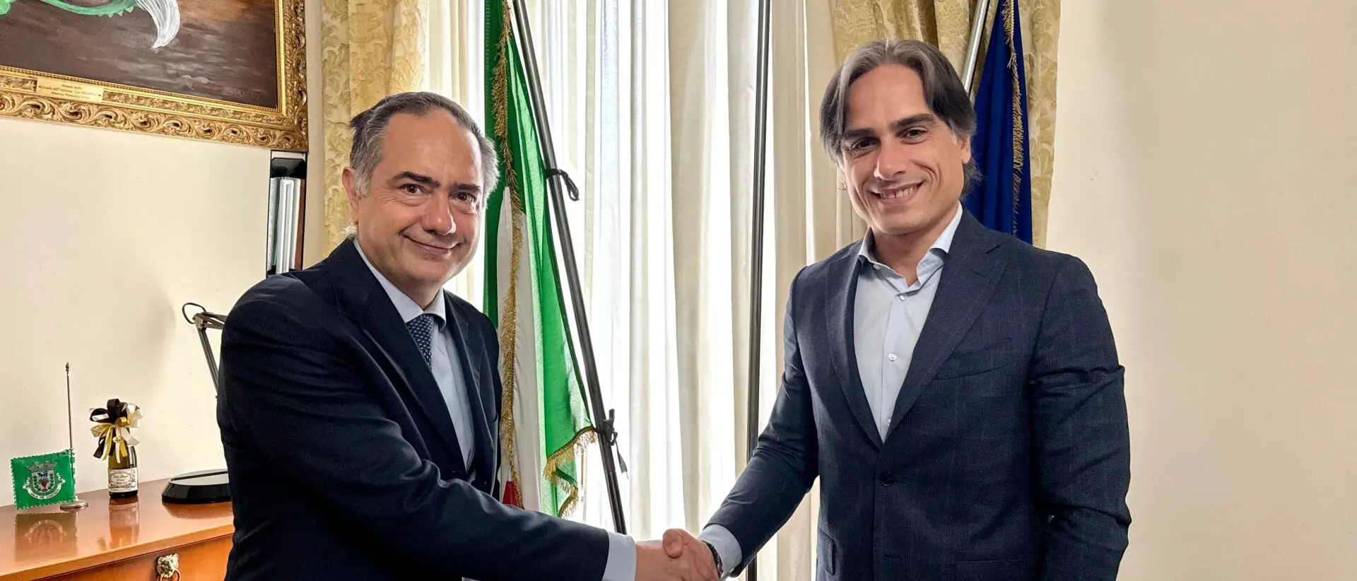 Reggio, Falcomatà riceve il console onorario del Regno del Marocco Domenico Naccari