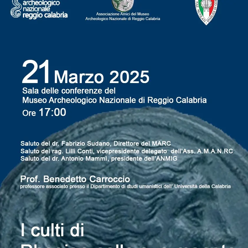 Reggio, il 21 marzo al Museo la conferenza \"I culti di Rhegion nelle sue monete\"