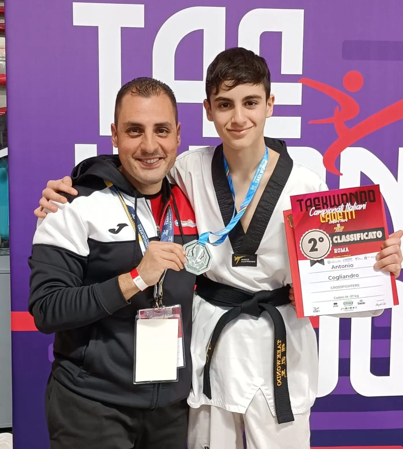 Taekwondo: il reggino Antonio Cogliandro vice campione italiano