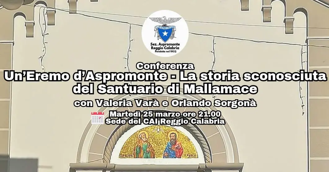 Reggio, presso la sede del CAI l'evento \"Un eremo d'Aspromonte\"