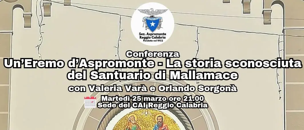 Reggio, presso la sede del CAI l'evento \"Un eremo d'Aspromonte\"