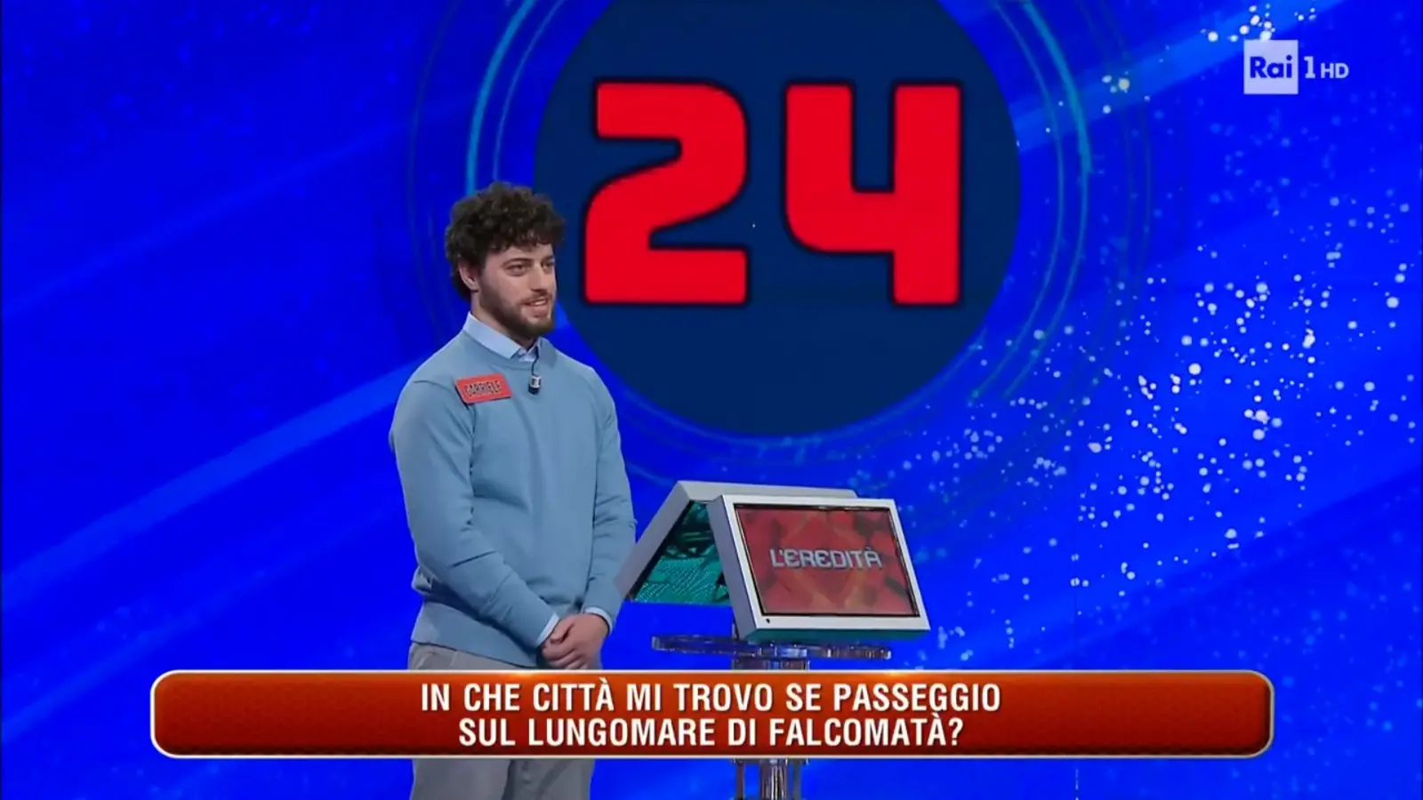 Reggio Calabria sotto i riflettori di Rai 1: a \"L'Eredità\" si parla del lungomare Falcomatà