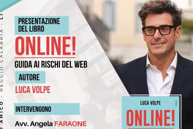 Reggio, il 25 marzo la presentazione del libro di Luca Volpe