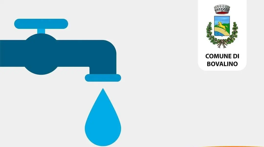 Bovalino, interruzione dell'acqua in alcune zone del Comune: guasto idraulico in corso di verifica