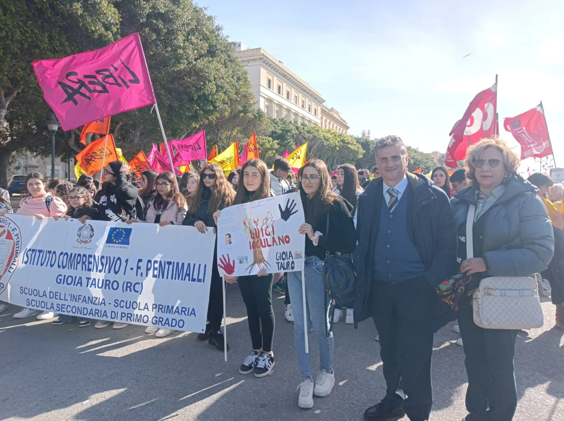 Il Presidio Libera-Palmi \"Rossella Casini\" a Trapani per la giornata in ricordo delle vittime innocenti delle mafie