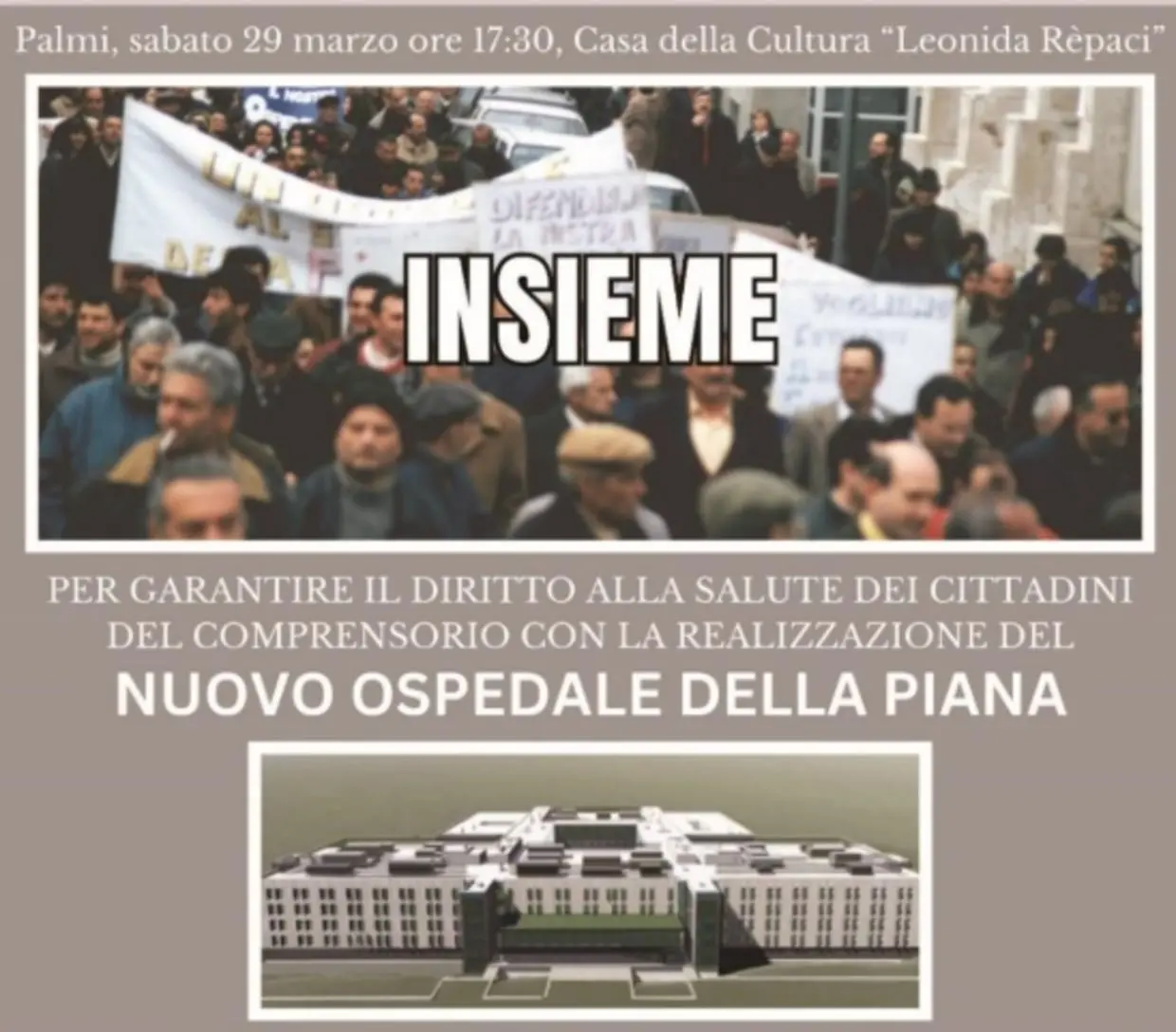 Palmi, convegno sul diritto alla salute e la costruzione del Nuovo Ospedale della Piana