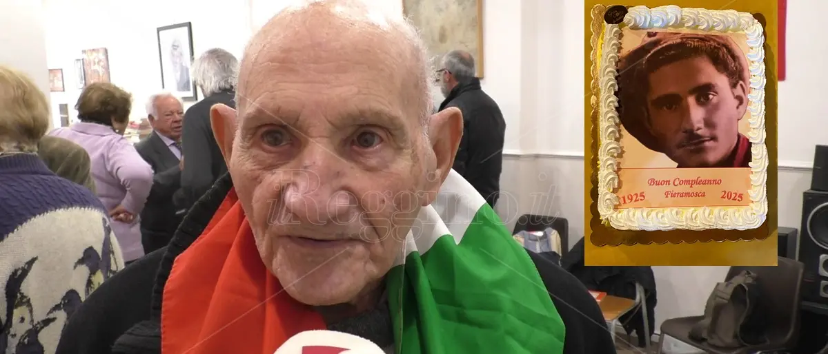 Reggio, compie 100 anni Aldo Chiantella: a 18 anni divenne il partigiano Fieramosca e anche lui liberò l'Italia - VIDEO