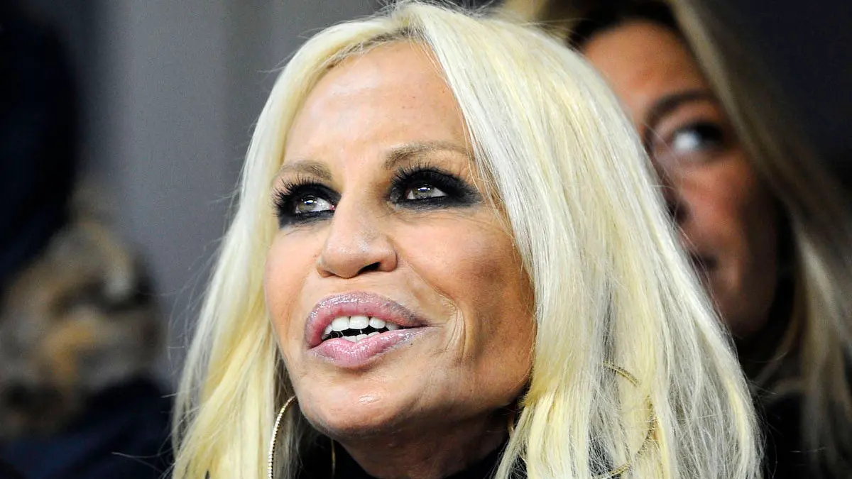 Gc Milano 24/01/2010 - campionato di calcio serie A / Inter-Milan / foto Giuseppe Celeste/Image Sport nella foto: Donatella Versace , Giuseppe Celeste/Image Sport