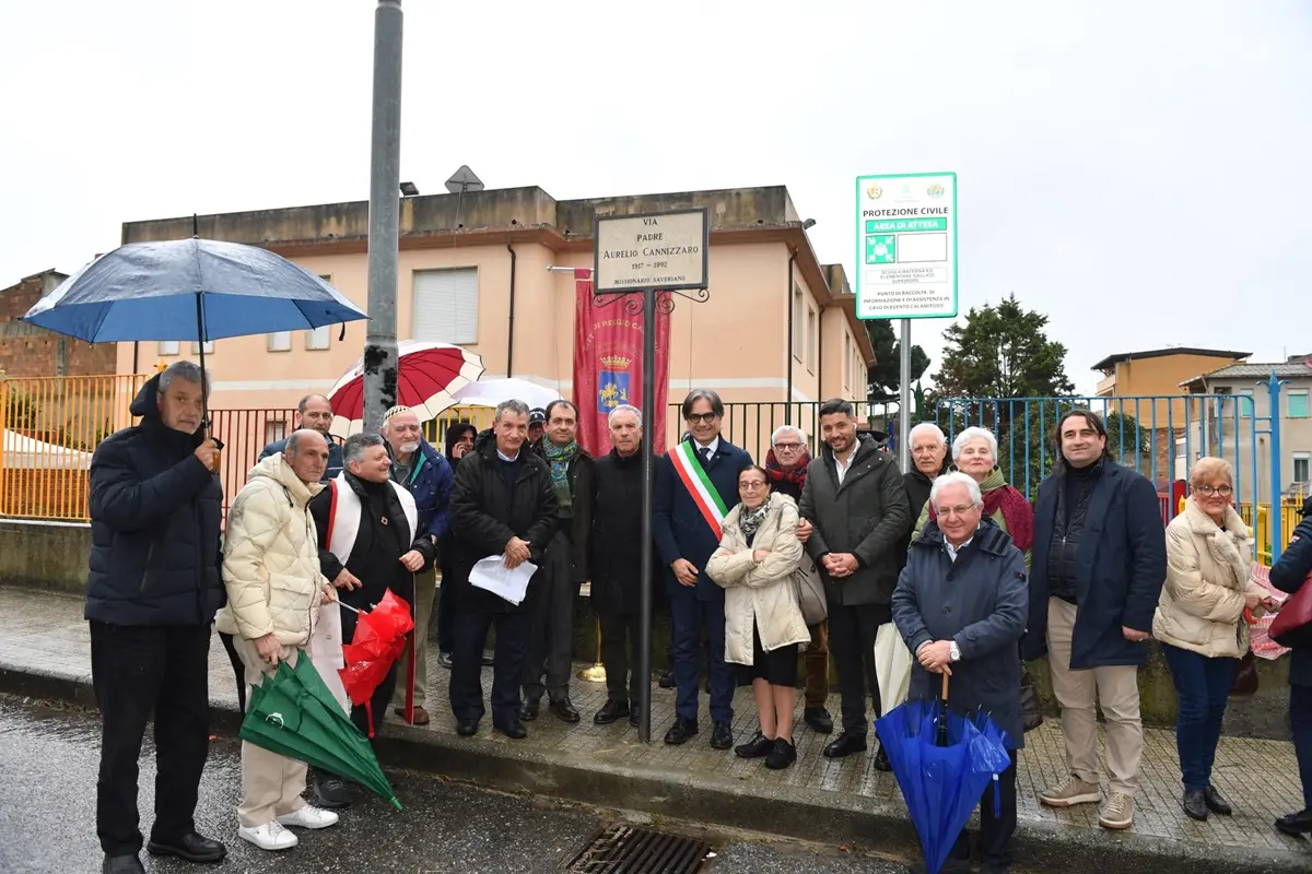 Reggio, a Gallico Superiore una strada porta il nome di Padre Aurelio Cannizzaro
