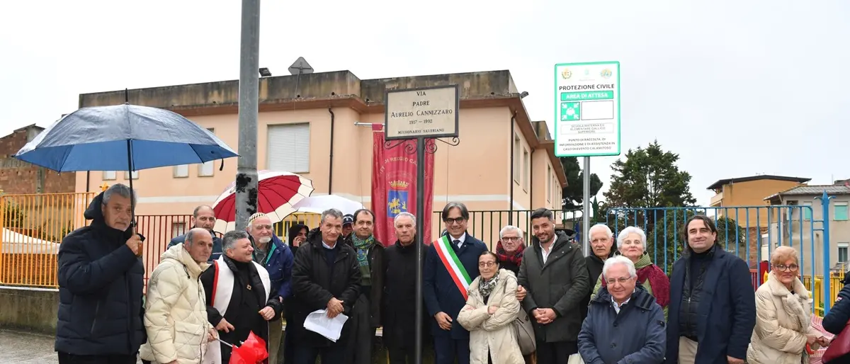 Reggio, a Gallico Superiore una strada porta il nome di Padre Aurelio Cannizzaro