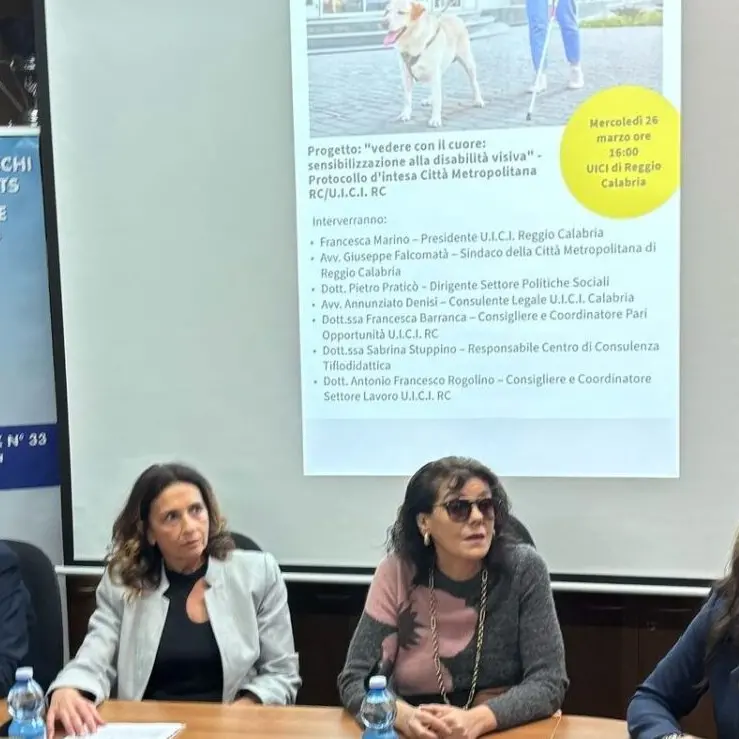 La MetroCity al fianco dell'Unione Italiana Ciechi e Ipovedenti, al via il progetto \"Vedere con il cuore\"