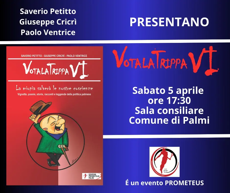 Palmi, il 5 aprile la presentazione del volume di satira “Votalatrippa VI”