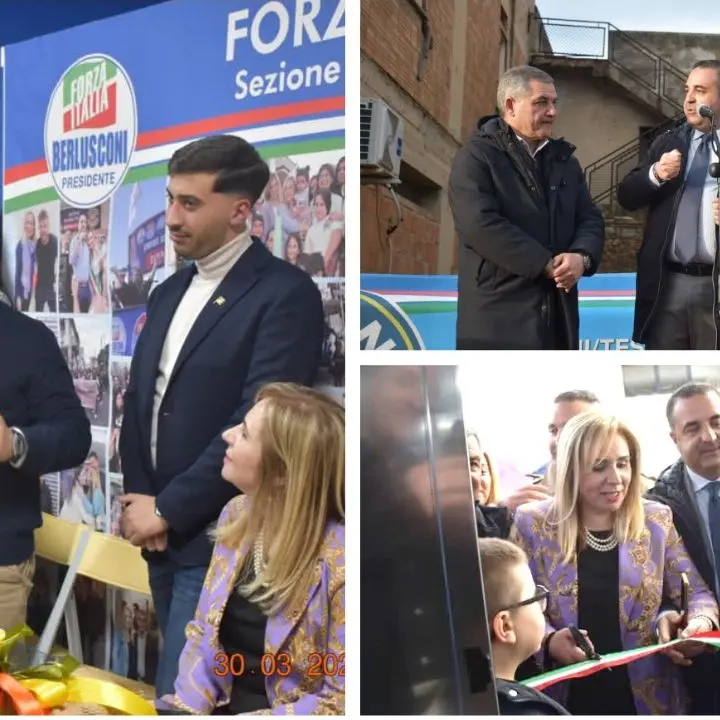 Gioia Tauro, inaugurata la nuova sede di Forza Italia. Giovanni Cedro neo commissario cittadino: «Puntare sui giovani»