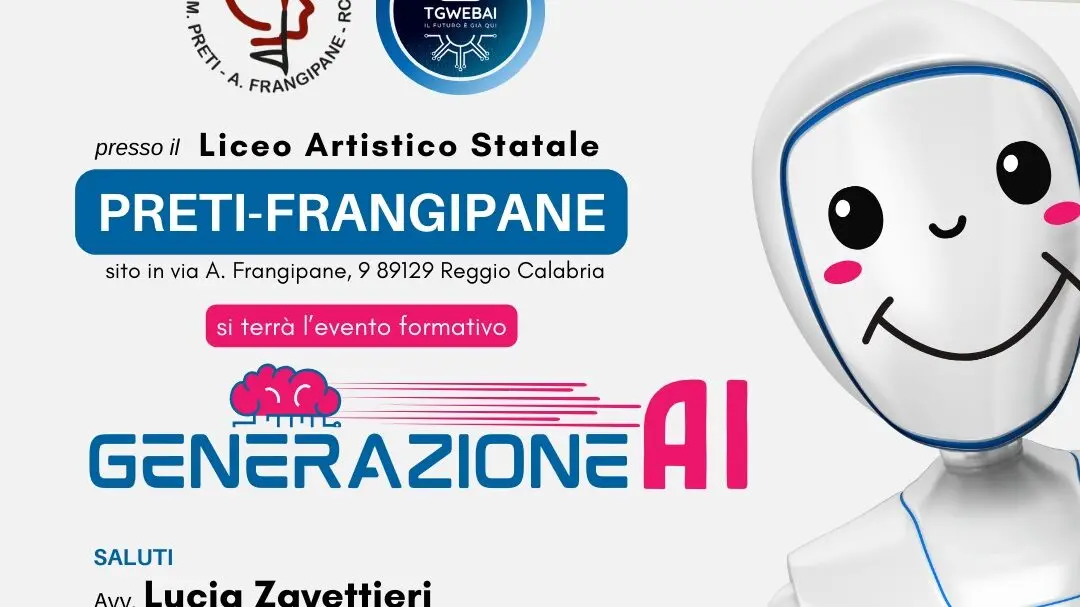 “Generazione AI” fa tappa al Liceo Preti-Frangipane: intelligenza artificiale e scuola, un incontro sul futuro