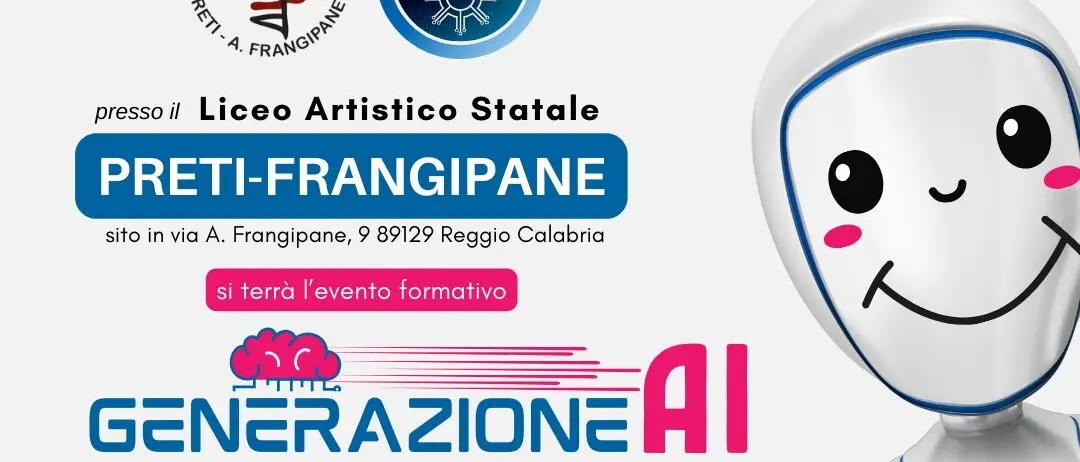 “Generazione AI” fa tappa al Liceo Preti-Frangipane: intelligenza artificiale e scuola, un incontro sul futuro