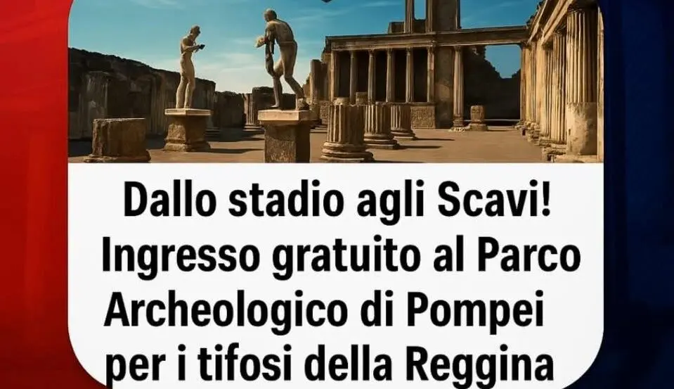 Pompei-Reggina, quando il calcio unisce passione sportiva e patrimonio culturale