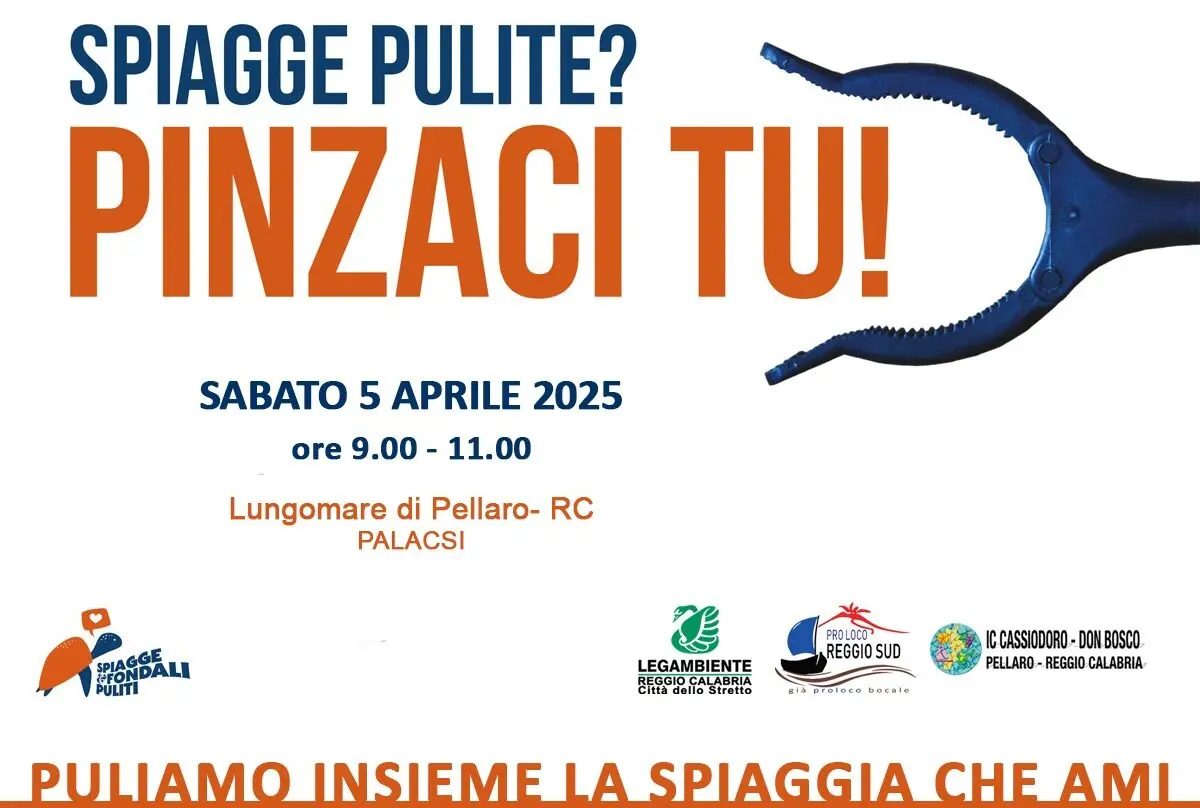 “Spiagge e fondali puliti”, la campagna di Legambiente sabato a Pellaro