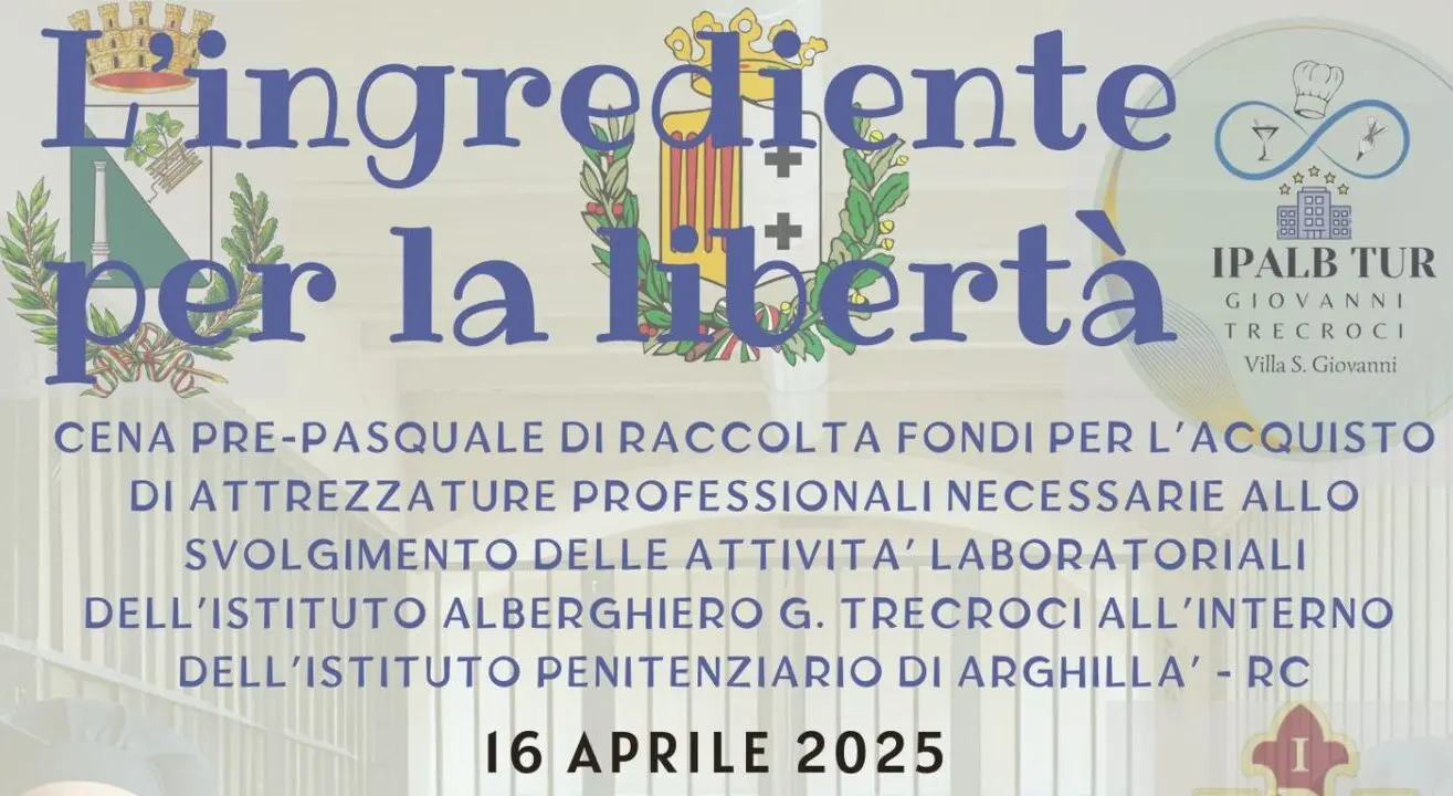 \"L'ingrediente per la libertà\": il progetto dell’Alberghiero al penitenziario di Arghillà