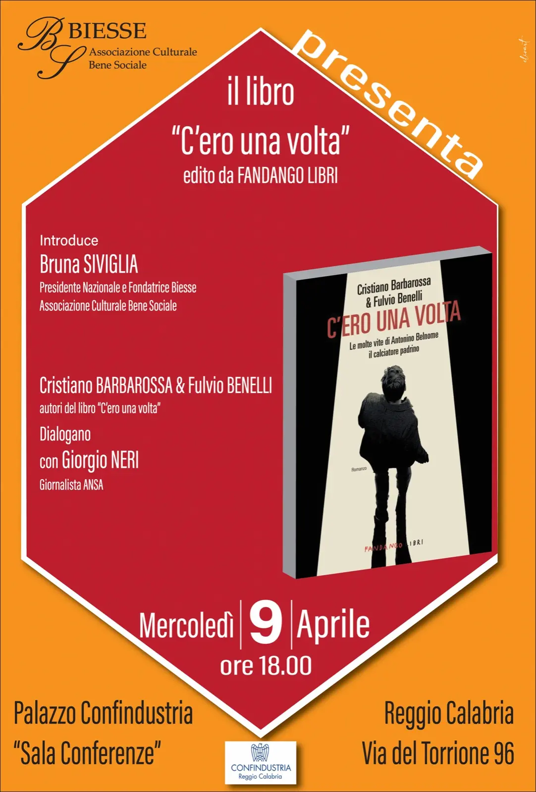Reggio, l'associazione culturale Biesse presenta il libro \"C'ero una volta\"