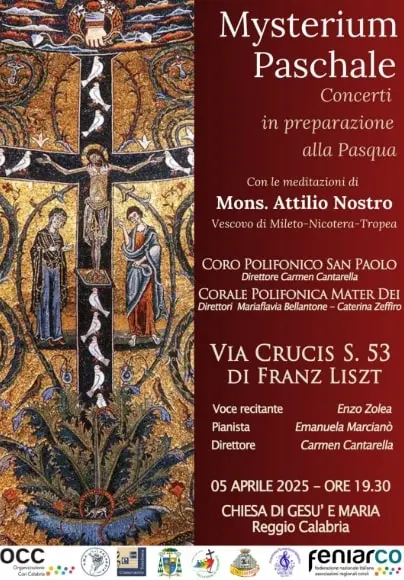 Reggio, il 5 aprile concerto presso la Chiesa di Gesù e Maria