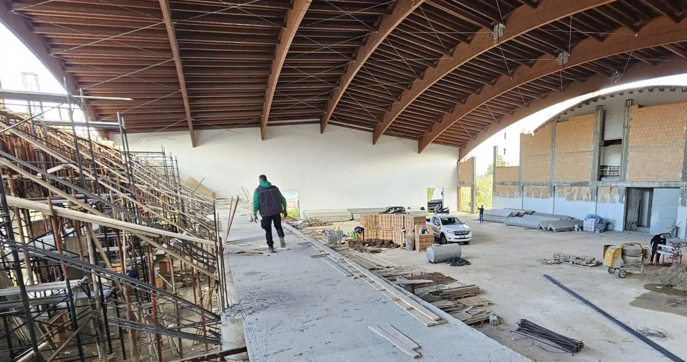 Reggio, proseguono i lavori per il completamento della Palestra di San Giovannello