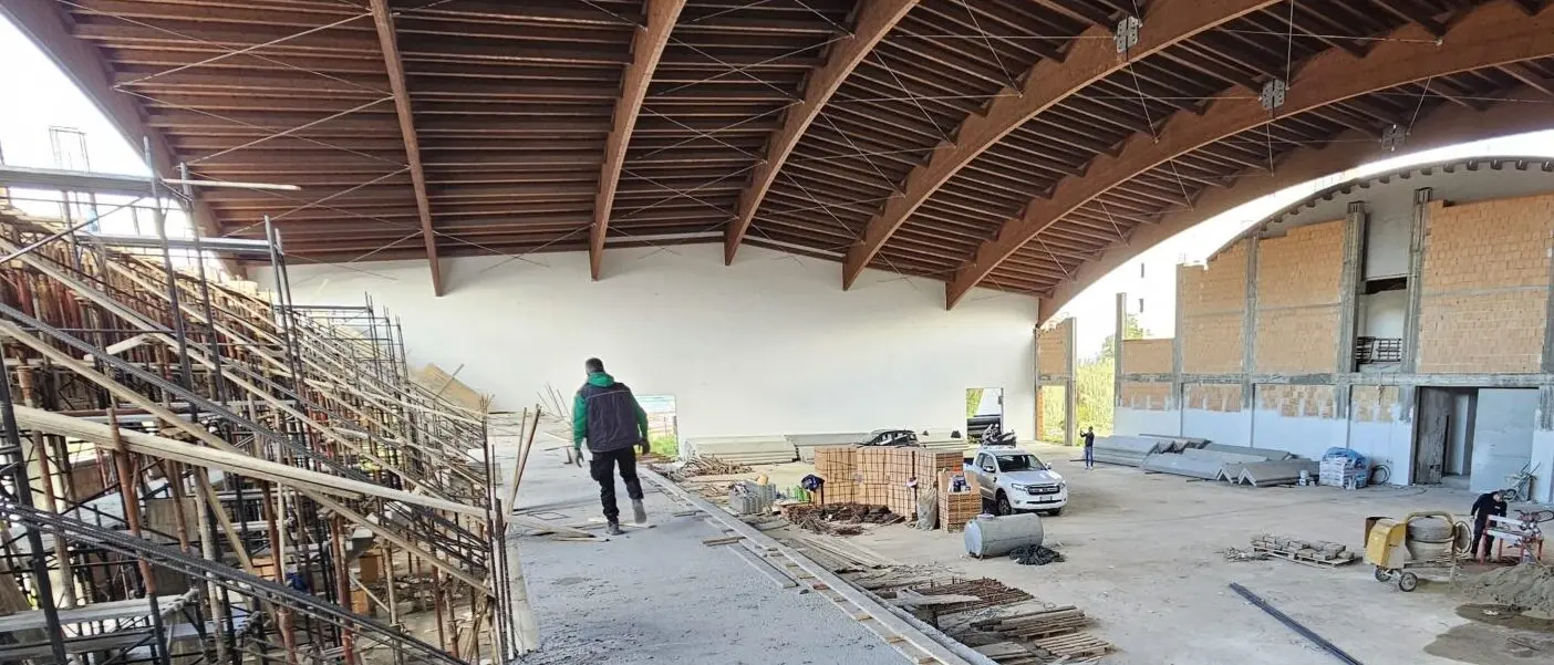 Reggio, proseguono i lavori per il completamento della Palestra di San Giovannello