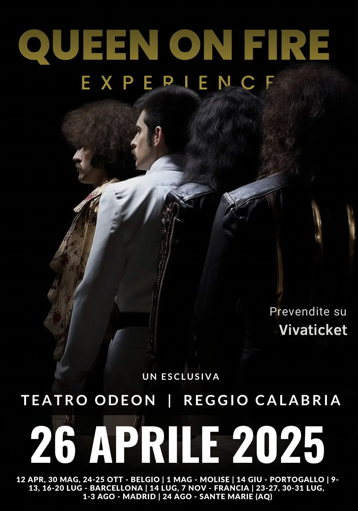 Reggio, al Cine Teatro Odeon il 26 aprile i \"Queen on fire - Experience\"
