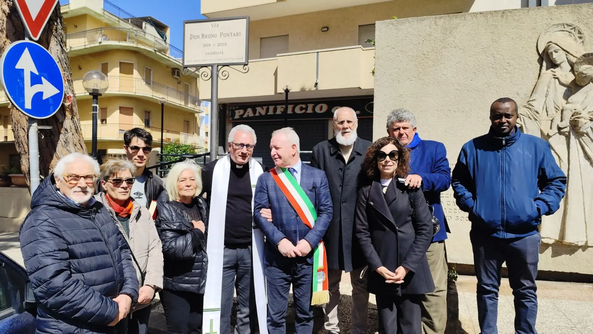 Intitolata a Reggio una strada a Don Bruno Pontari