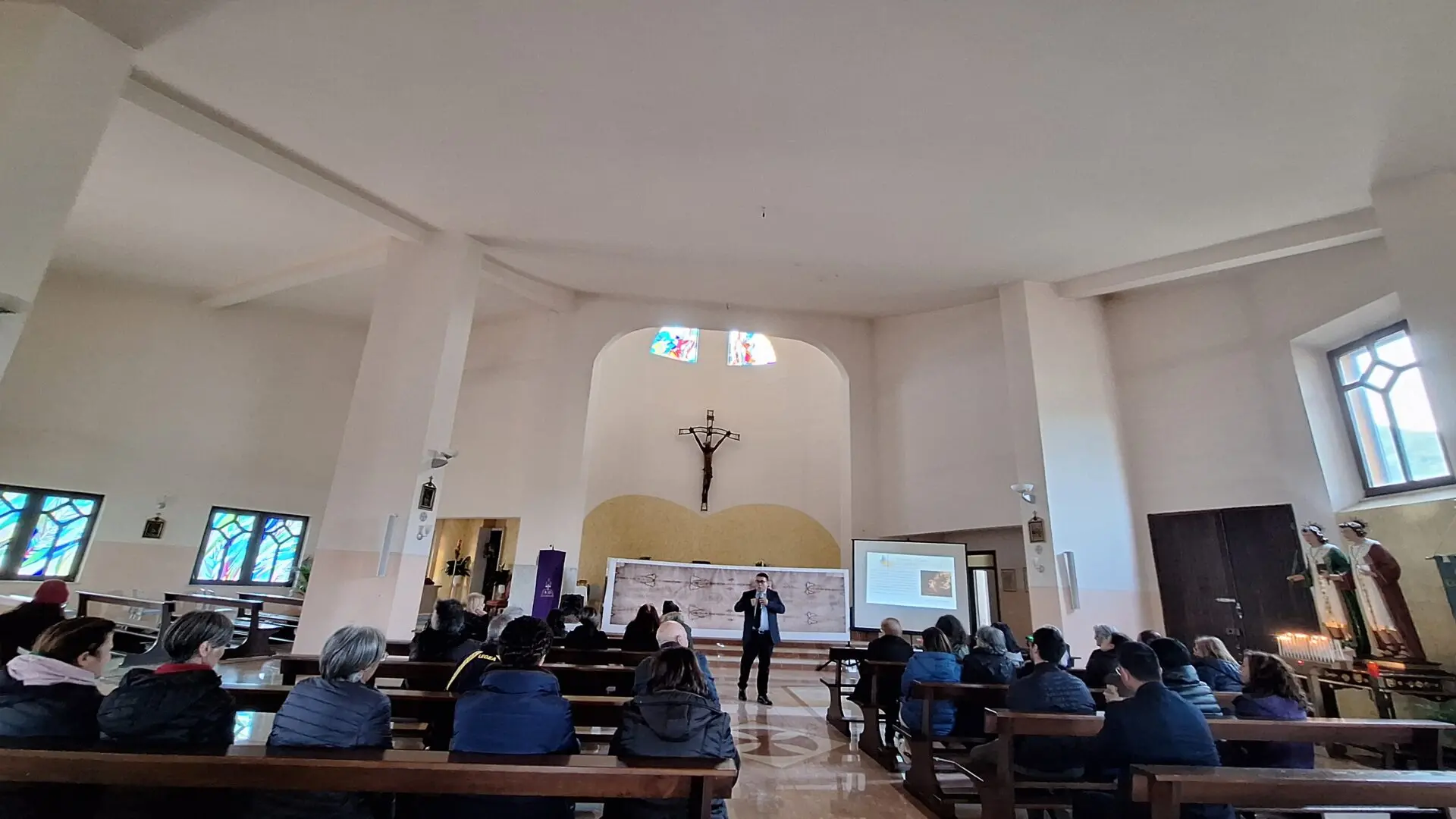 A Masella un pomeriggio di forte spiritualità alla luce della Sacra Sindone