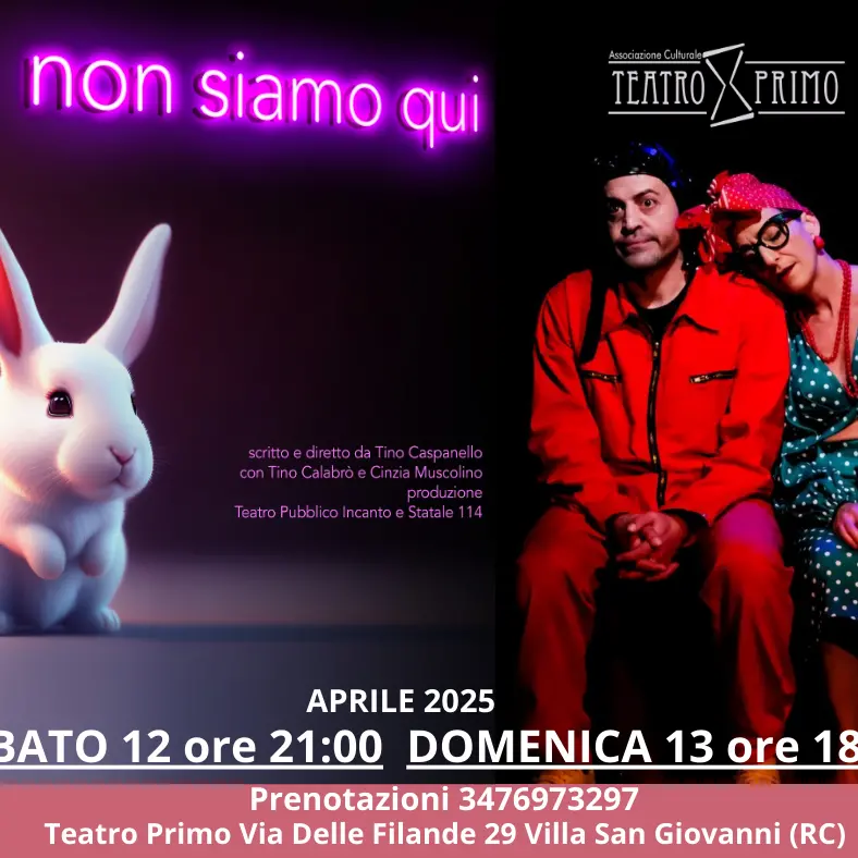 Villa, lo spettacolo \"Non siamo qui\" chiude l'undicesima stagione del Teatro Primo