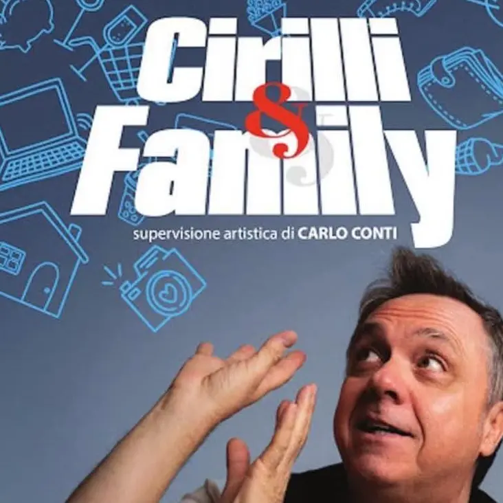 Reggio, al Teatro Cilea torna Gabriele Cirilli con lo spettacolo \"Cirilli & Family\"