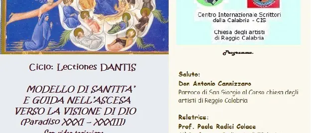 Reggio, il Cis promuove l'incontro “Modello di santità nell’ascesa verso la visione di Dio”