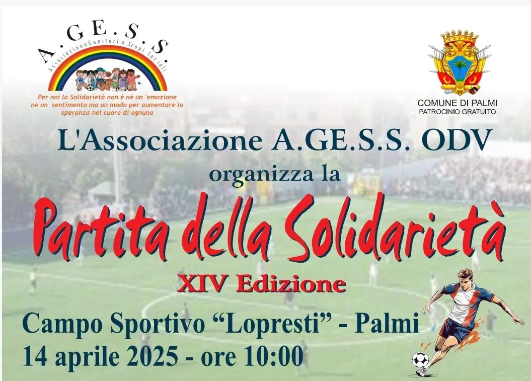 Palmi, torna l'appuntamento con la partita della solidarietà
